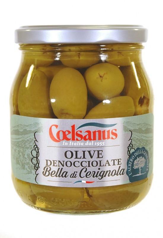 Olives dénoyautées « Bella di Cerignola »